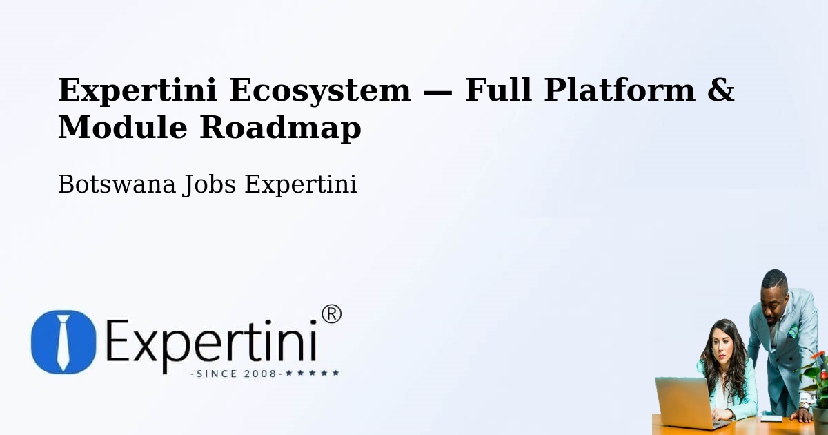 Expertini Ecosystem — Full Platform & Module Roadmap – Werda