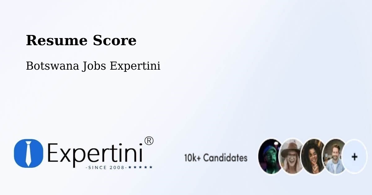 Resume Score & Job Description Match Tool – Werda - Botswana Jobs Expertini