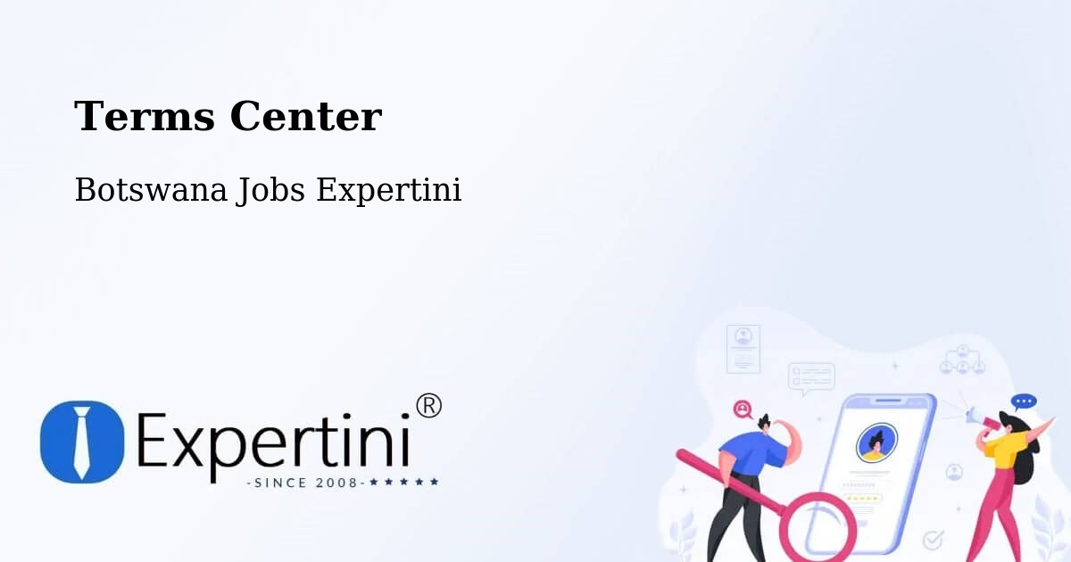Terms of Service – Werda - Botswana Jobs Expertini